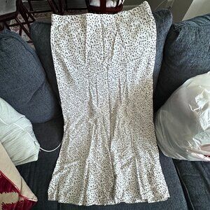 Speckled maxi skirt